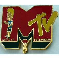 MTV Music Television Boy Looking Left Gold